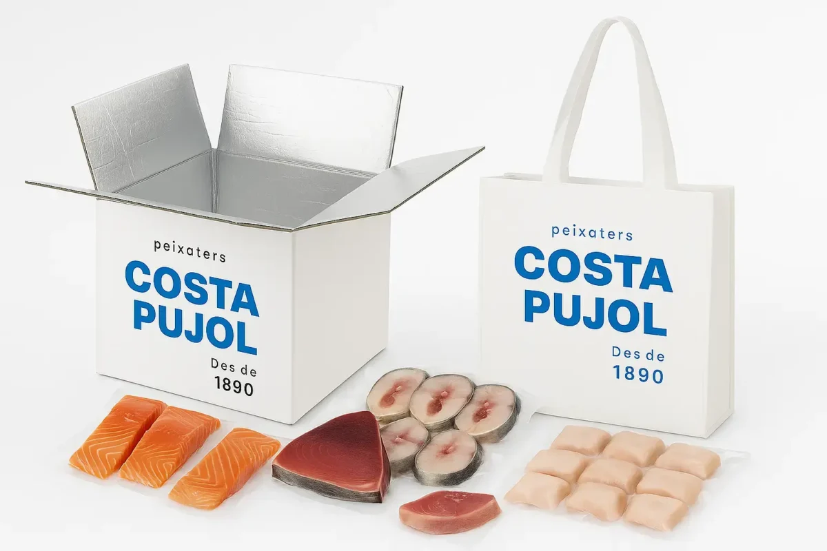 caja y bolsa isotermica para envíos
