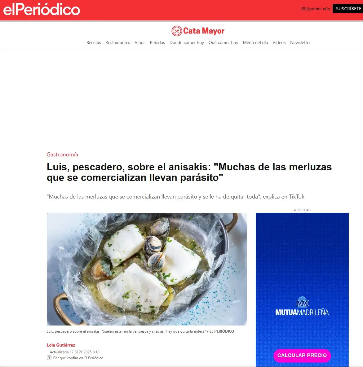 articulo merluzas el periódico